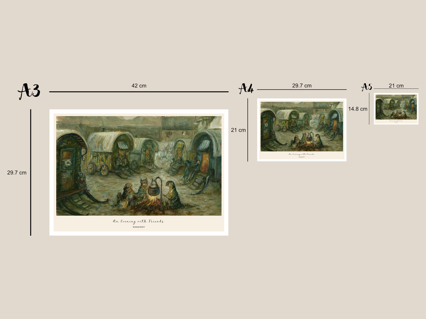 An Evening With Friends Art Poster