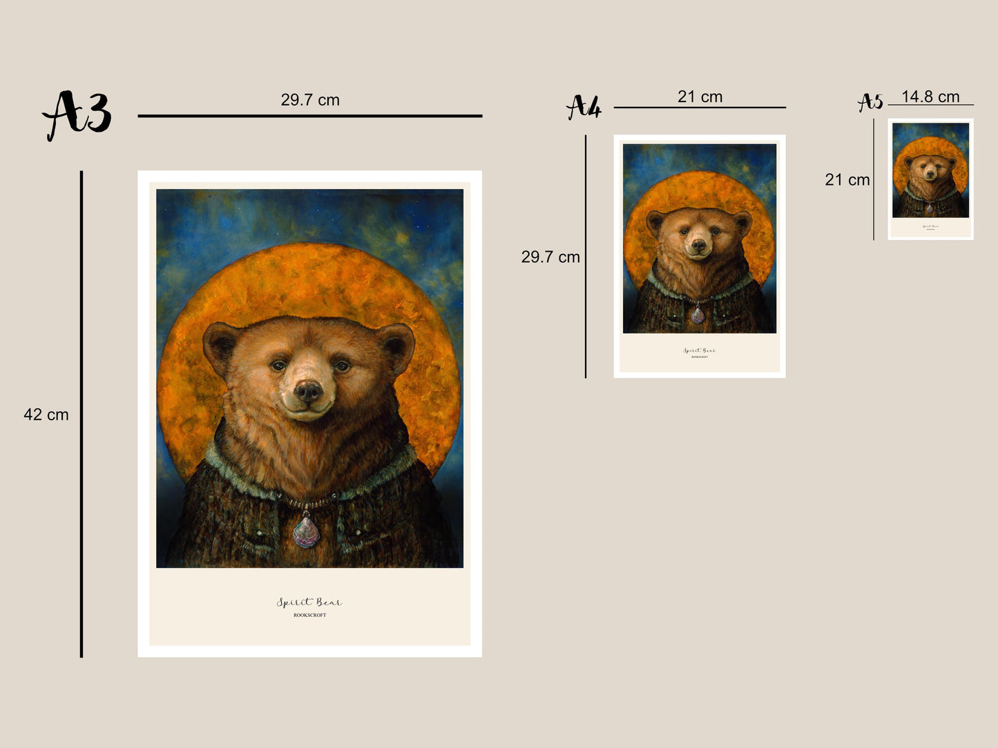 Spirit Bear Art Poster