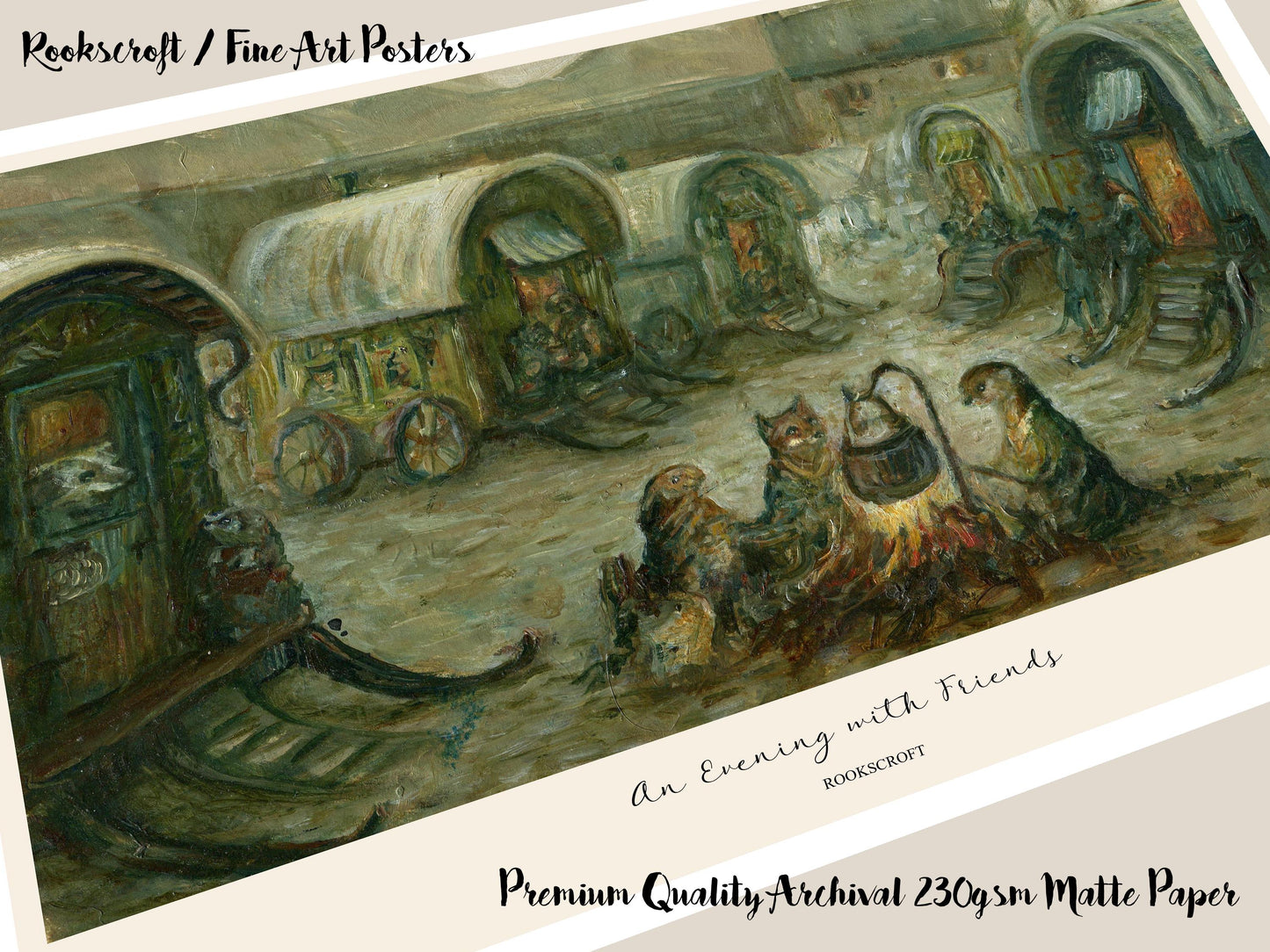 An Evening With Friends Art Poster