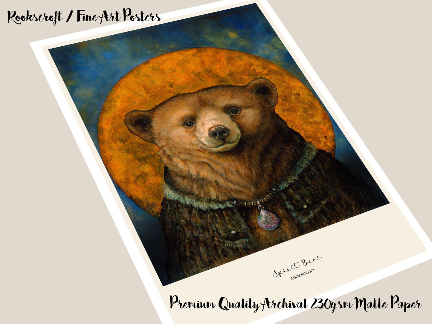 Spirit Bear Art Poster
